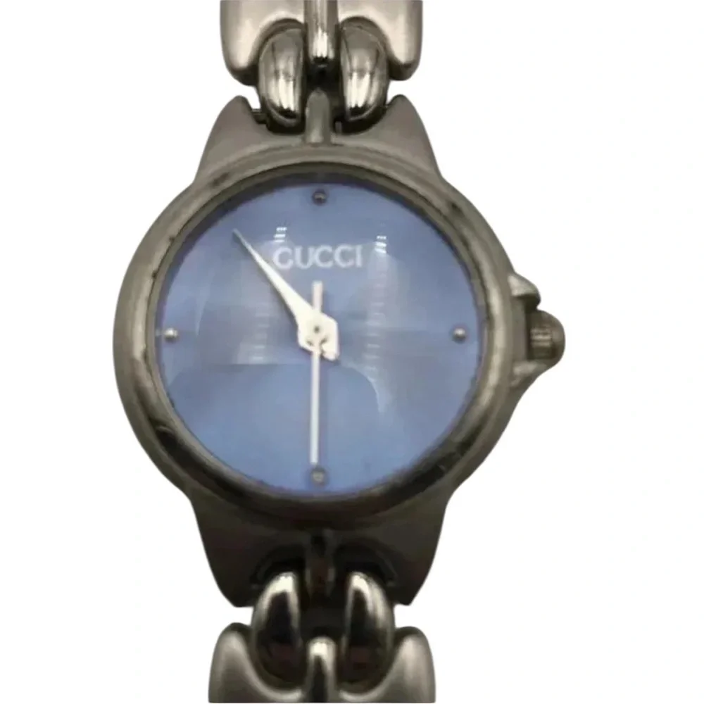 Vintage Gucci Silver Bracelet Watch